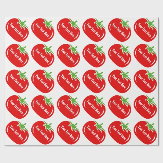 Gemüsegrottopapier Geschenkpapier (Flach)