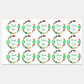 Gemüsegürtel Vielen Dank Etiketten (Blatt)