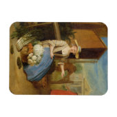 Gemüsehändler, Covent Garden, c.1726 (Öl auf PA Magnet (Horizontal)