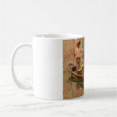 Gemüsehändler in Venedig (von Vincenzo Caprile) Kaffeetasse (Links)