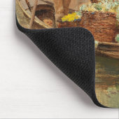 Gemüsehändler in Venedig (von Vincenzo Caprile) Mousepad (Ecke)