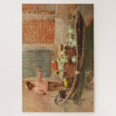 Gemüsehändler in Venedig (von Vincenzo Caprile) Puzzle (Vertikal)