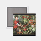 Gemüsehändler Magnet (Vorderseite/Rückseite)