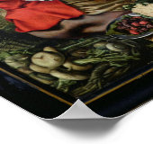 Gemüsehändler Poster (Ecke)