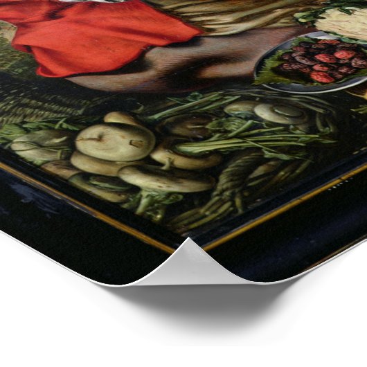 Gemüsehändler Poster (Ecke)