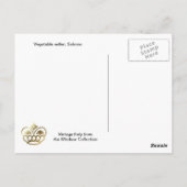 Gemüsehändler, Salerno Postkarte (Rückseite)