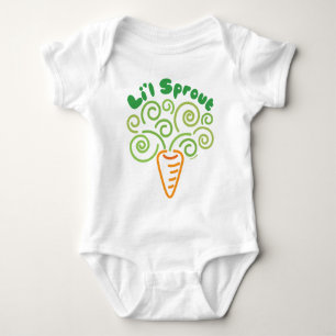 Gemüsejätzchen - Karotten Baby Strampler