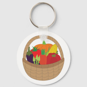 Gemüsekorb Schlüsselanhänger