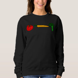 Gemüseliebende Tomaten/Paradeiser, Brokkola und Ka Sweatshirt