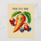Gemüseliebhaber von Karotten Postkarte (Vorderseite)