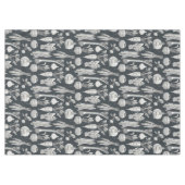 Gemüsemarkt des Bauern in schwarz Gunmetal Tischdecke (Vorderseite (Horizontal))