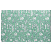 Gemüsemarkt Gemüse dunkel Türkis Pfefferminz Stoff (Fat Quarter (45,7 x 55,9 cm))