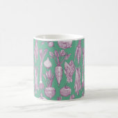 Gemüsemarkt Gemüse lila Pfefferminze Kaffeetasse (Mittel)