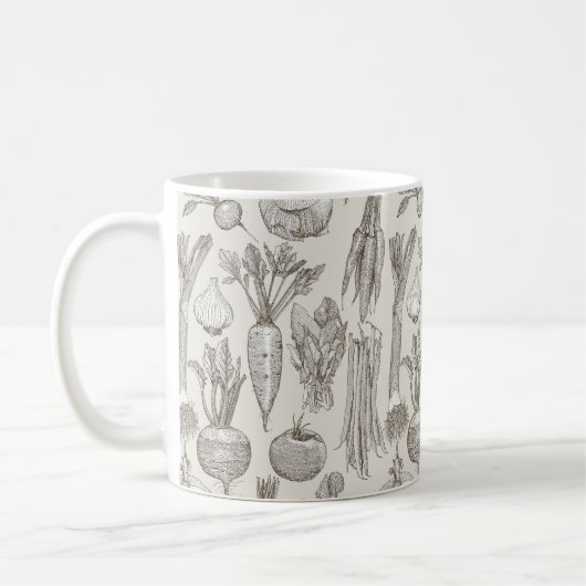 Gemüsemarkt Gemüse Tee stark weiß Kaffeetasse (Links)