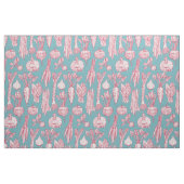 Gemüsemarkt Gemüse viva magenta türkis Stoff (Fat Quarter (45,7 x 55,9 cm))
