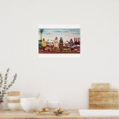 Gemüsemarkt in Benares, c.1840 (gou Poster (Küche)