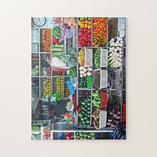 Gemüsemarkt Puzzle (Vertikal)
