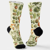 Gemüsematerial Socken - Gesunde Ernährung Kunst (Gewinkelt)
