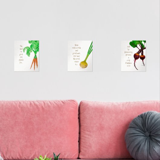 Gemüsemauer Set zum Bibelverein (Wohnzimmer)