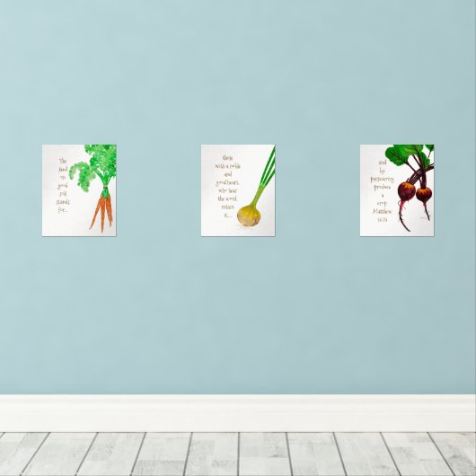 Gemüsemauer Set zum Bibelverein (Holzboden)