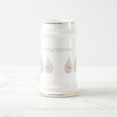 Gemüsemodelle für niedlichen Knoblauch-Cartoon Bierglas (Mittel)