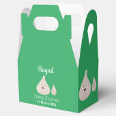 Gemüsemodelle für niedlichen Knoblauch-Cartoon Geschenkschachtel (Geöffnet)