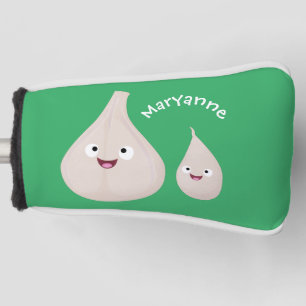 Gemüsemodelle für niedlichen Knoblauch-Cartoon Golf Headcover