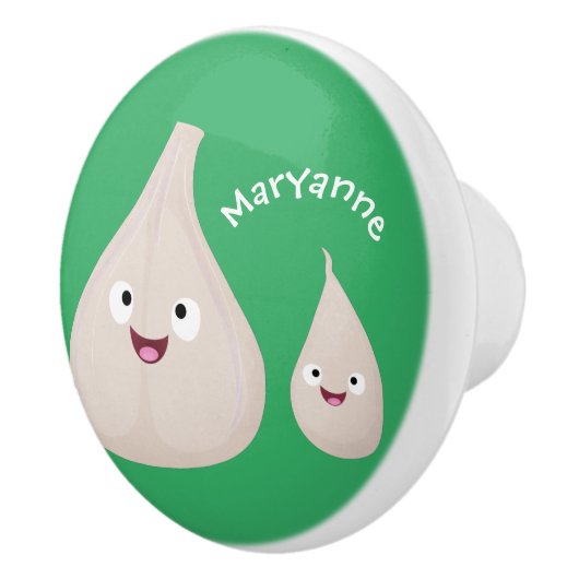 Gemüsemodelle für niedlichen Knoblauch-Cartoon Keramikknauf (Rechts)