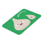 Gemüsemodelle für niedlichen Knoblauch-Cartoon Magnet (Linke Seite)