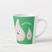 Gemüsemodelle für niedlichen Knoblauch-Cartoon Milchtasse (Rechts)