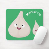 Gemüsemodelle für niedlichen Knoblauch-Cartoon Mousepad (Mit Mouse)