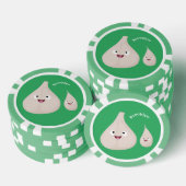 Gemüsemodelle für niedlichen Knoblauch-Cartoon Pokerchips (Stapel)