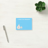 Gemüsemodelle für niedlichen Knoblauch-Cartoon Post-it Klebezettel (Büro)