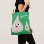 Gemüsemodelle für niedlichen Knoblauch-Cartoon Tasche (Von Nahem)