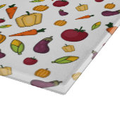 Gemüsemuster der Erntedank-Ernte Schneidebrett (Ecke)