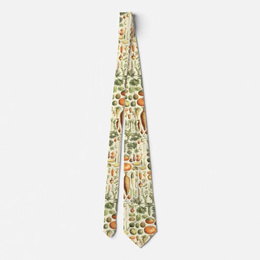 Gemüsemuster Krawatte - Gesunde Veg Art Necktie (Rückseite)