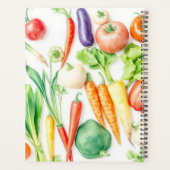 Gemüsemuster Privatgarten Planer (Rückseite)