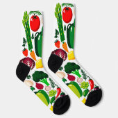 Gemüsemuster Socken (Rechts)