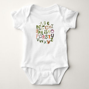 Gemüses Alphabet Niedliche Kinderkleidung Baby Strampler