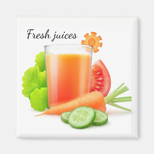 Gemüsesäfte Magnet (Vorne)
