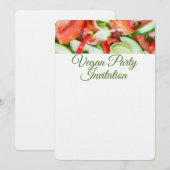 Gemüsesalat Einladung (Vorne/Hinten)