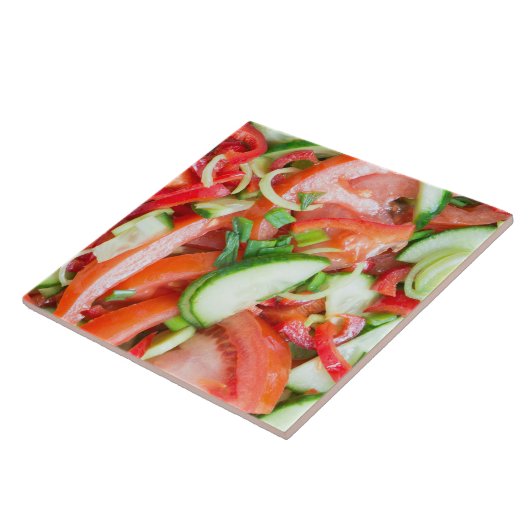 Gemüsesalat Fliese (Seite)