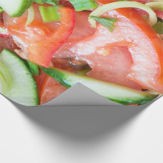 Gemüsesalat Geschenkpapier (Ecke)