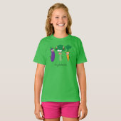 Gemüsesbullen Funny Kid's Girl's T - Shirt (Vorne ganz)
