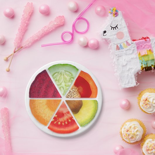 Gemüsescheiben Pappteller (Party)