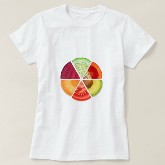 Gemüsescheiben T-Shirt (Design vorne)