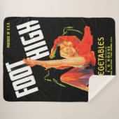 Gemüseschild der 40er Jahre Foot High Gemüses Sherpadecke (Vorderseite (Horizontal))