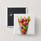 Gemüseschütteln Button (Vorne & Hinten)