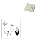 Gemüsesorten Art Briefmarke Gummistempel (Stempel)
