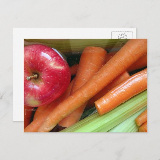 Gemüsesorten Postkarten (Vorne/Hinten)